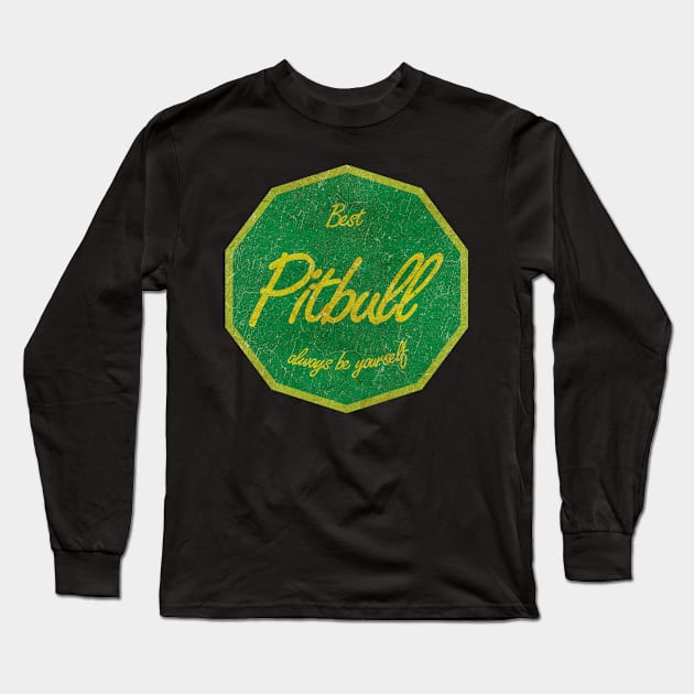 ZaiseMarket best Pitbull vintage Long Sleeve T-Shirt by ZaiseMarket